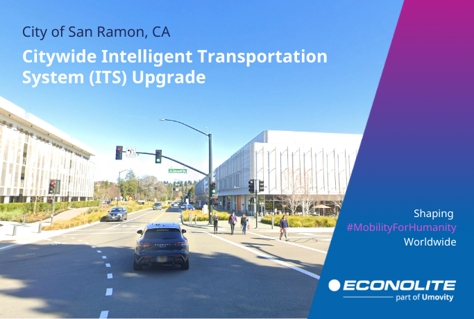 In March 2024, the City of San Ramon, CA (City) awarded Econolite Systems, Inc. (ESI) the contract for the Citywide Intelligent Transportation System (ITS) Upgrade project.