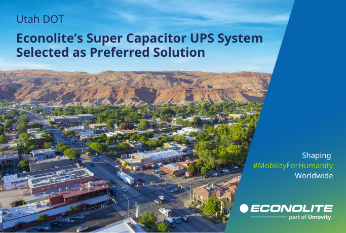 Utah Department of Transportation Selects Econolite Super Capacitor